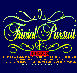 Trivial Pursuit - Genus Edition Title Screen